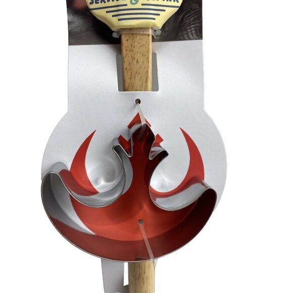 Star Wars Spatula and Cookie Cutter Disney Kitchen Baking Utenstil Chewbaka, New - Picture 4 of 6